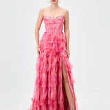 CALANTHA SWEETHEART TIERED BALL GOWN B83D0292