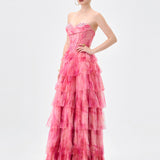 CALANTHA SWEETHEART TIERED BALL GOWN B83D0292