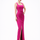 DIRA SQUARE NECK GOWN B84D0307