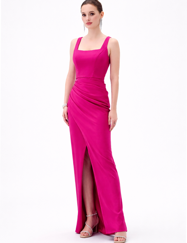 DIRA SQUARE NECK GOWN B84D0307