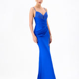 ZARIFA FISHTAIL GOWN B84D0320