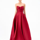 DEEBA STRAPLESS BALL GOWN B84D0424