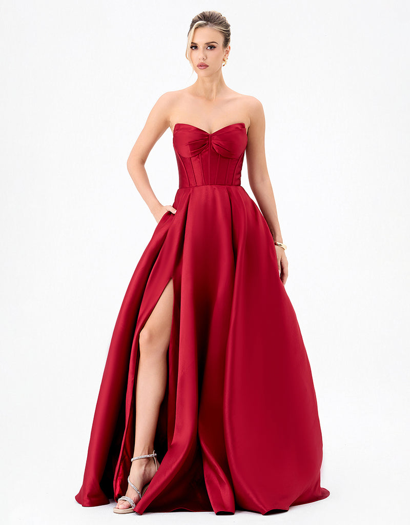 extravagant formal dress A-line Orange Long Prom Dress,Extravagant Evening Dresses Y2856 –  Simplepromdress