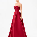 DEEBA STRAPLESS BALL GOWN B84D0424