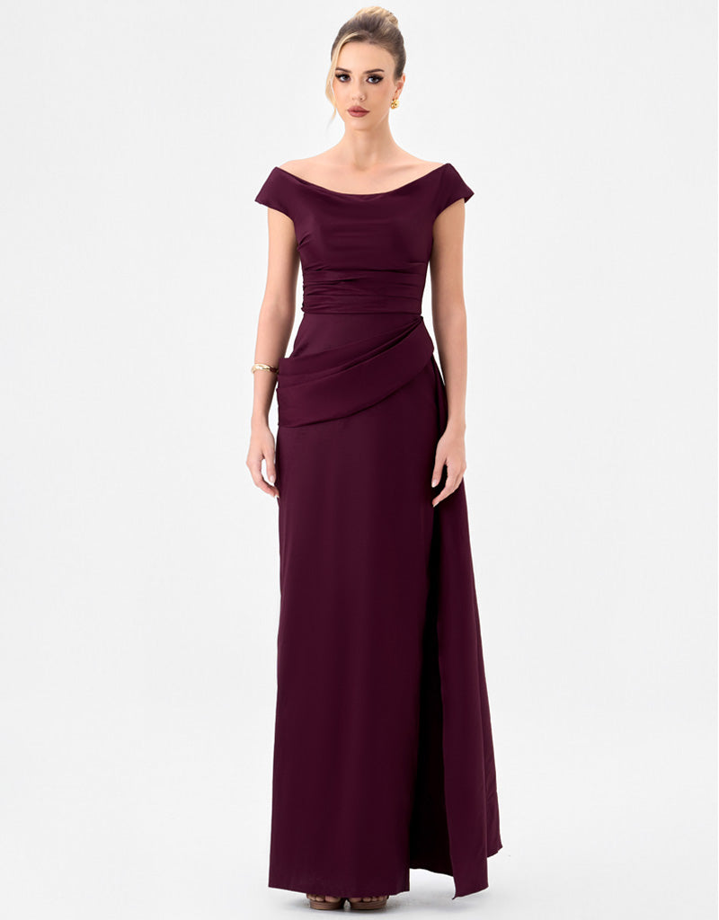 WALLACE OFF SHOULDER GOWN B85D0401