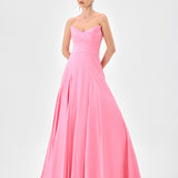 REEDS STRAPLESS GOWN B85D0403