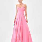 REEDS STRAPLESS GOWN B85D0403