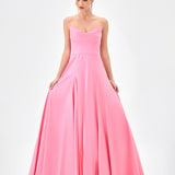 REEDS STRAPLESS GOWN B85D0403