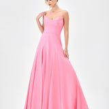 REEDS STRAPLESS GOWN B85D0403