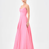 REEDS STRAPLESS GOWN B85D0403