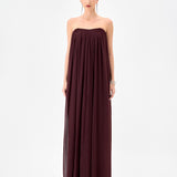 KATHLYN STRAPLESS CHIFFON GOWN B85D0404