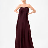 KATHLYN STRAPLESS CHIFFON GOWN B85D0404