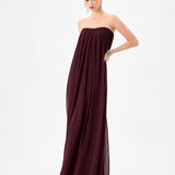 KATHLYN STRAPLESS CHIFFON GOWN B85D0404