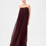 KATHLYN STRAPLESS CHIFFON GOWN B85D0404