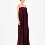 KATHLYN STRAPLESS CHIFFON GOWN B85D0404