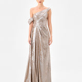 GINNIE DRAPED SASH GOWN B85D0511