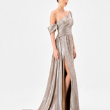 GINNIE DRAPED SASH GOWN B85D0511