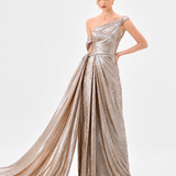GINNIE DRAPED SASH GOWN B85D0511