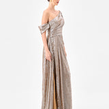 GINNIE DRAPED SASH GOWN B85D0511