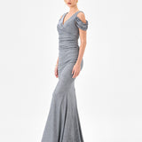 CARMELA V NECK GOWN B85D0607