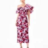GILEA RUFFLE COLUMN MIDI B86D0709