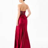 AMELYA SWEETHEART FISHTAIL GOWN B86D07100