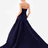 ALLEGRA STRAPLESS BALLOON GOWN B86D0711