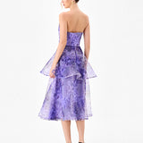 HARLUX TIERED STRAPLESS MIDI B86D0722