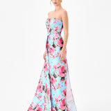 ZIA DRAMATIC SASH GOWN B86D0731