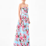 ZIA DRAMATIC SASH GOWN B86D0731
