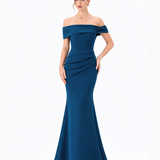 TULISA OFF SHOULDER GOWN B86D0737NS