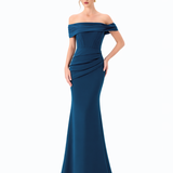 TULISA OFF SHOULDER GOWN B86D0737NS