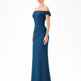 TULISA OFF SHOULDER GOWN B86D0737NS