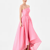 JEILA STRAPLESS HI LO GOWN B86D0743