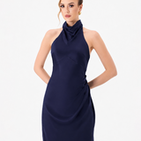 AALIYAH HIGH NECK COWL GOWN B86D0746