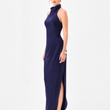 AALIYAH HIGH NECK COWL GOWN B86D0746