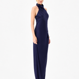 AALIYAH HIGH NECK COWL GOWN B86D0746
