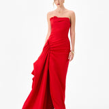 KERRY PLEATED SASH GOWN B86D0756