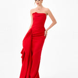 KERRY PLEATED SASH GOWN B86D0756