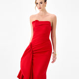 KERRY PLEATED SASH GOWN B86D0756