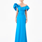 SMINTY DRAMATIC FRILL GOWN B86D0757