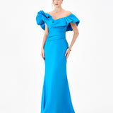 SMINTY DRAMATIC FRILL GOWN B86D0757