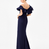 SMINTY DRAMATIC FRILL GOWN B86D0757