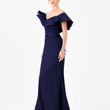 SMINTY DRAMATIC FRILL GOWN B86D0757