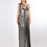 CARTER ONE SHOULDER SASH GOWN B70D14L