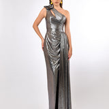 CARTER ONE SHOULDER SASH GOWN B70D14L