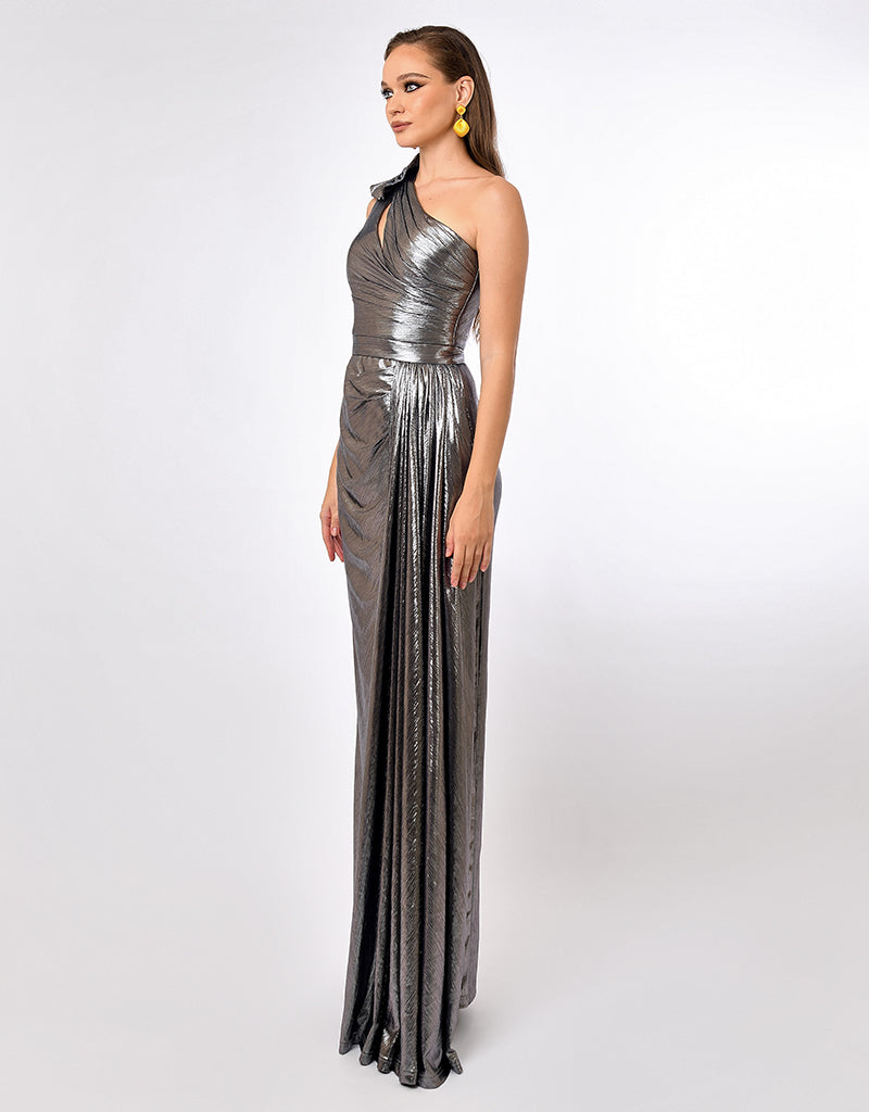 CARTER ONE SHOULDER SASH GOWN B70D14L