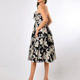 CAMERON STRAPLESS ORGANZA MIDI BL70D29S