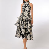 LENNOX TRIPLE TIERED ORGANZA MIDI BL70D30S