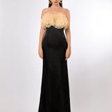 CARMILLA ROSETTE FISHTAIL GOWN B70D27L